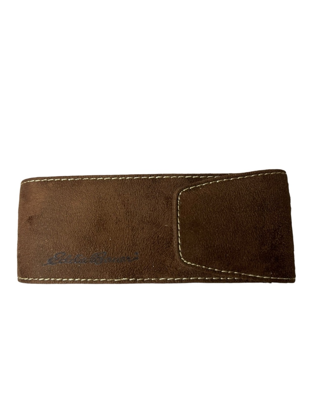Eddie Bauer Faux Suede Eye Glasses/Sunglasses Case with Snap Closure